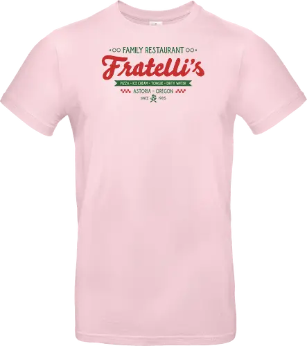 Fratellis Family Restaurant  - retro, skull, sloth, treasure, treasure hunter, vintage, movie, 80s movies, 80s, childhood, chunk, fratellis, never say die, nostalgia, pirate - Standard T-Shirt