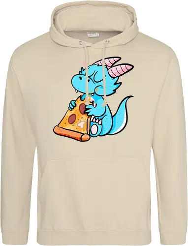Pizza Drache - Pizza, Drache, Fantasy - Standard Hoodie