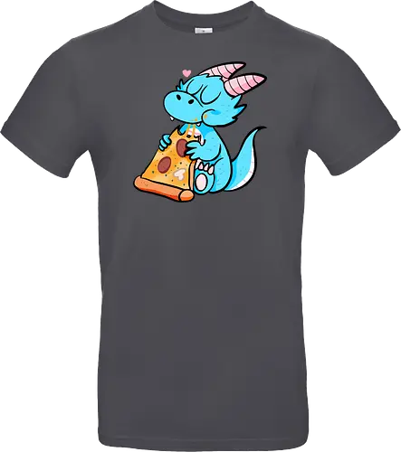 Pizza Drache - Pizza, Drache, Fantasy - Standard T-Shirt