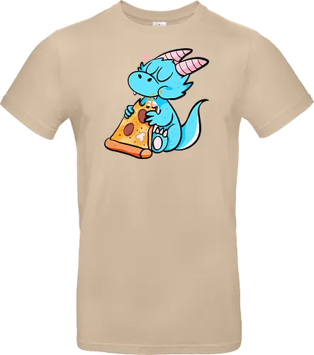 Pizza Drache - Pizza, Drache, Fantasy - Standard T-Shirt
