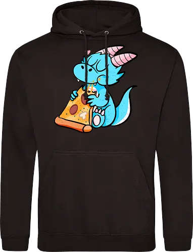Pizza Drache - Pizza, Drache, Fantasy - Standard Hoodie