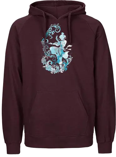 Water dancer - korra, avatar korra, anime, water tribe, water bender, watercolor, tv show, television - Fairtrade Hoodie
