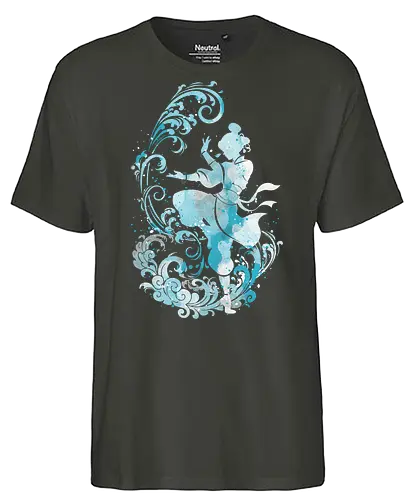 Water dancer - korra, avatar korra, anime, water tribe, water bender, watercolor, tv show, television - Fairtrade T-Shirt