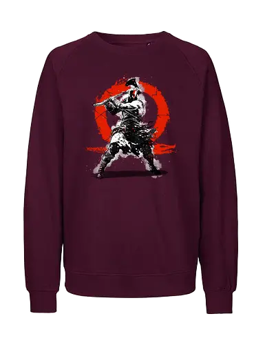 Olympus wrath - god of war, kratos, semi god, gaming, video game - Fairtrade Sweatshirt