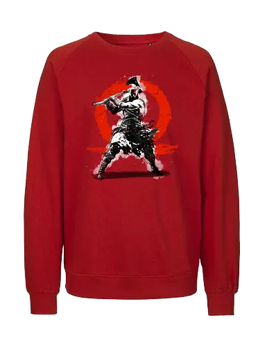 Olympus wrath - god of war, kratos, semi god, gaming, video game - Fairtrade Sweatshirt