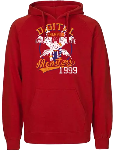 Digitaler Champion - Angel Hand of Fate 1999 - angemon t-shirt, digimon champion, hand of fate, anime kleidung, 90er anime, Toy manufacturer, himmelstor, vintage kunst, digitale monster, patamon entwicklung, teetan, tk takeru, digimon adventure, impfstoff typ, engel digimon - Fairtrade Hoodie