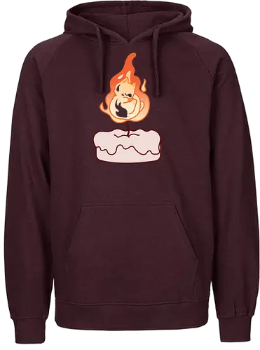 Vela de Gato - Gato, Animal, Luz, Dormir, Lindo, Fuego, Llama, Comodidad, Calentador, Gato Lindo, Gatos Lindos, Vela, Cálido, Acogedor, Calefacción - Fairtrade Hoodie