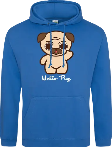 Hello Pug - Kawaii Süßer Hund