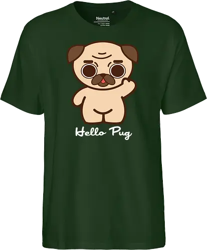 Hello Pug - Kawaii Süßer Hund