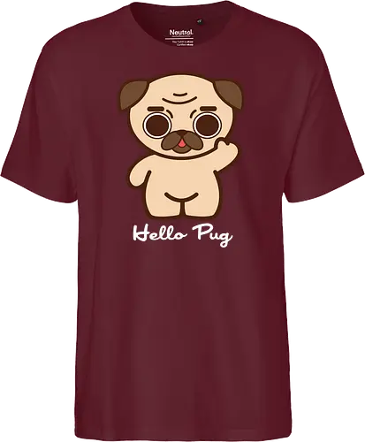 Hello Pug - Kawaii Süßer Hund