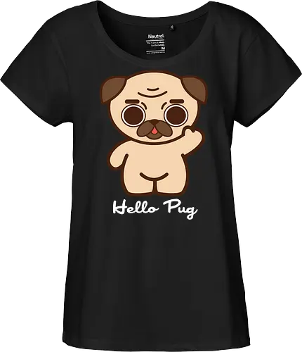 Hello Pug - Kawaii Süßer Hund