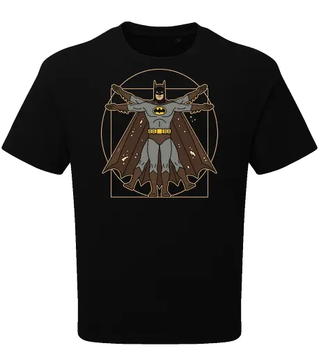 Vitruvian Bat Dark Knight Renaissance Art Parody Graphic