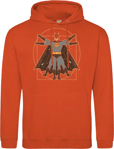 Vitruvian Bat Dark Knight Renaissance Art Parody Graphic