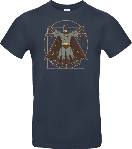 Vitruvian Bat Dark Knight Renaissance Art Parody Graphic