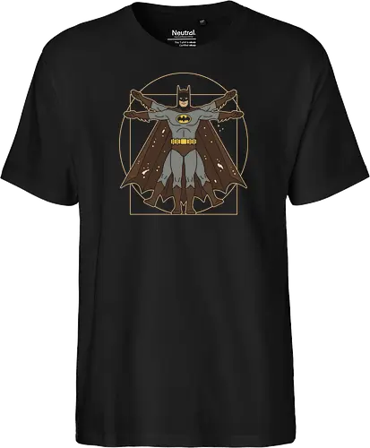 Vitruvian Bat Dark Knight Renaissance Art Parody Graphic