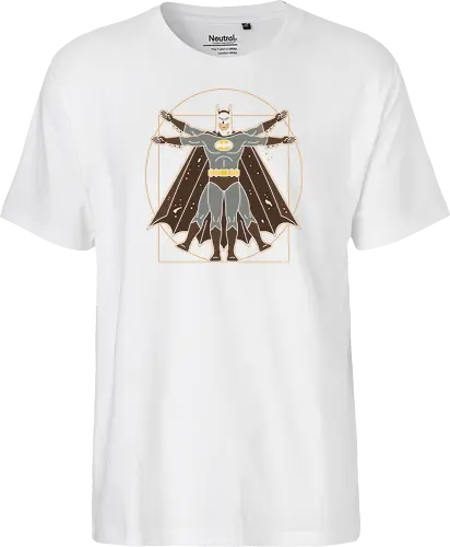 Vitruvian Bat Dark Knight Renaissance Art Parody Graphic
