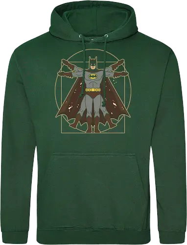 Vitruvian Bat Dark Knight Renaissance Art Parody Graphic