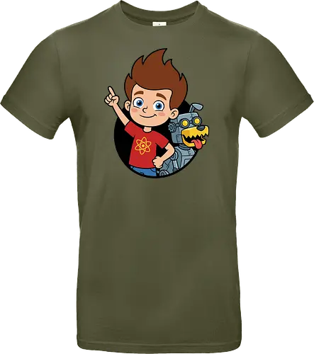 Boy Genius and Robotic Dog