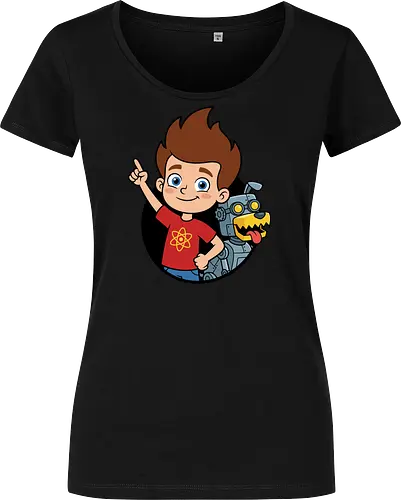 Boy Genius and Robotic Dog