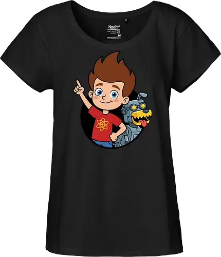 Boy Genius and Robotic Dog