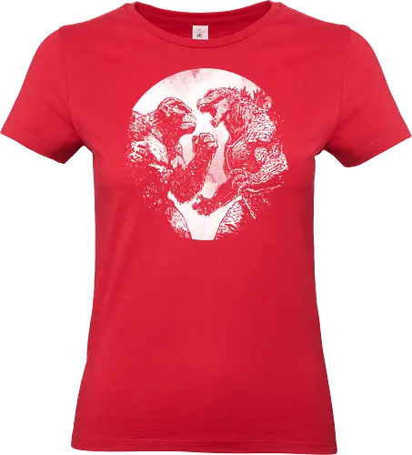 Face off - kaikus, japan, Kaiju, gozilla, movie, tv show - Standard T-Shirt (Women)