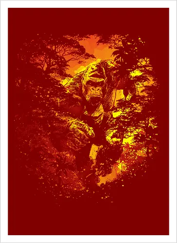 King of skull island - Kaiju, movie, televison, scifi - Artprint