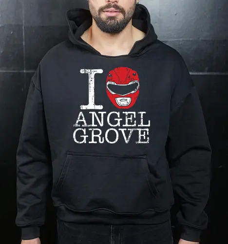 I Love Angel Grove - Red Ranger Power Rangers