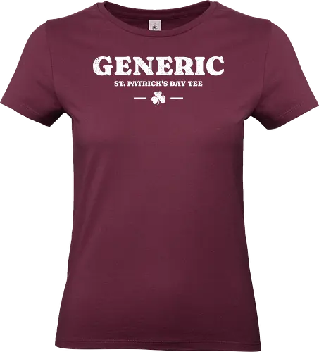 Generic St. Patrick’s Day Vintage Shamrock - st patricks day, funny, funny quote, funny slogan, generic, humor, ireland, irish, irish pride, lucky, saint patricks day, sarcasm, shamrock, shamrock clover, st paddys day - Standard T-Shirt (Women)
