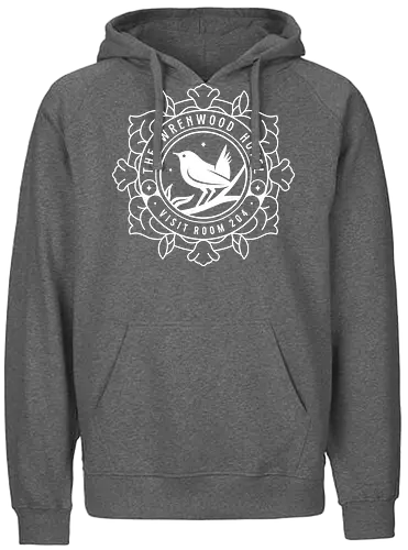 Wrenwood Hotel Emblem - resident evil requiem, Horror, resident evil 9, resident evil 2, resident evil 3 nemesis, jill valentine, leon s kennedy, resident evil 4, umbrella corporation, raccoon city, albert wesker, chris redfield, resident evil 5, grace ashcroft, victor gideon - Fairtrade Hoodie