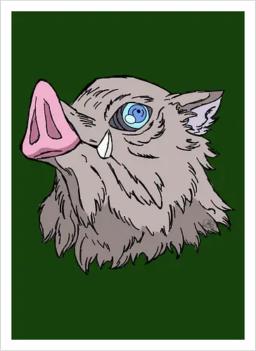 Inosuke Hashibira- Kimetsu no yaiba fanart