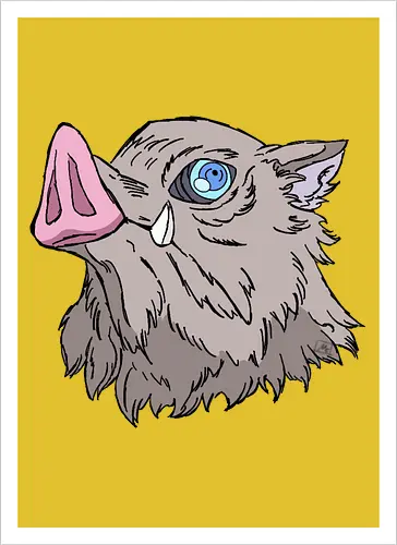 Inosuke Hashibira- Kimetsu no yaiba fanart