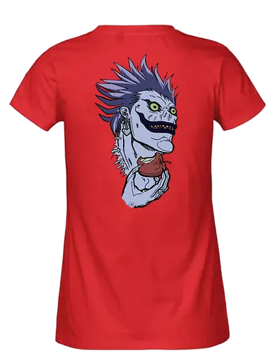 Riuk- Death fanart - Death, death note riuk, death note fanart, death note art, kira, anime fanart, anime art, anime style, anime and manga, otaku, anime merch, anime world - Fairtrade Girl Shirt