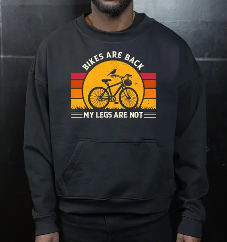 Bikes Are Back Vintage Cycling Humor 