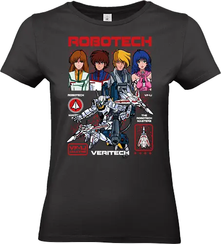 Robotech – Defenders of Earth - robotech, mecha anime, space war anime, transforming fighter, classic anime, sci fi anime, retro anime, space battle, anime art - Standard T-Shirt (Women)