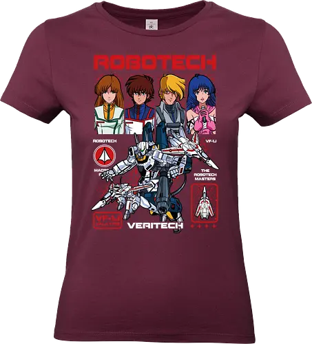 Robotech – Defenders of Earth - robotech, mecha anime, space war anime, transforming fighter, classic anime, sci fi anime, retro anime, space battle, anime art - Standard T-Shirt (Women)