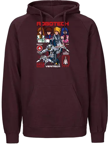 Robotech – Defenders of Earth - robotech, mecha anime, space war anime, transforming fighter, classic anime, sci fi anime, retro anime, space battle, anime art - Fairtrade Hoodie