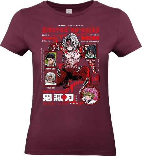 Hashira vs Muzan – Final Battle - Slayer, hashira pillars, muzan kibutsuji, final battle, demon hunters, anime showdown, shonen anime, manga series, anime art - Standard T-Shirt (Women)