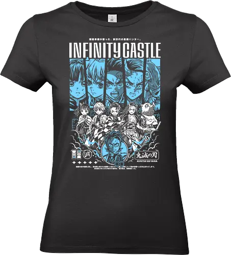Infinity Castle – Demon Realm - Slayer, infinity castle, demon fortress, dark fantasy anime, demon realm, final arc battle, shonen anime, manga series, anime art - Standard T-Shirt (Women)