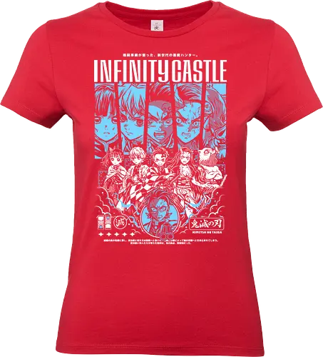 Infinity Castle – Demon Realm - Slayer, infinity castle, demon fortress, dark fantasy anime, demon realm, final arc battle, shonen anime, manga series, anime art - Standard T-Shirt (Women)
