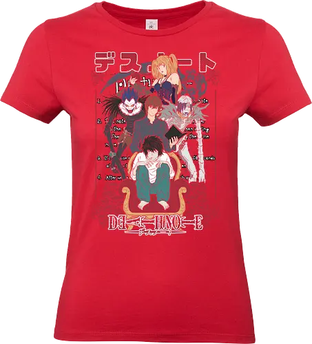 Death – Justice or Judgment - Death, light yagami, ryuk shinigami, anime thriller, psychological anime, dark anime, manga series, japanese anime, anime art - Standard T-Shirt (Women)