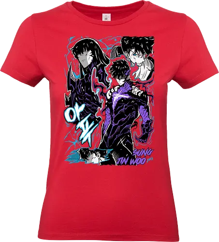 Solo Leveling – Arise Shadows - solo leveling, shadow army, necromancer power, dungeon hunter, dark fantasy action, manhwa series, anime aesthetic - Standard T-Shirt (Women)