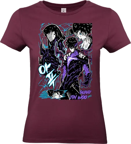Solo Leveling – Arise Shadows - solo leveling, shadow army, necromancer power, dungeon hunter, dark fantasy action, manhwa series, anime aesthetic - Standard T-Shirt (Women)
