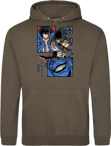 Solo Leveling – Rise of the Shadows - solo leveling, shadow monarch power, dark fantasy hunter, dungeon raid battle, action manhwa, anime art - Standard Hoodie