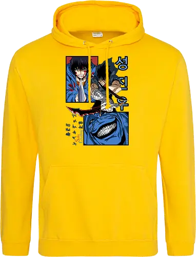 Solo Leveling – Rise of the Shadows - solo leveling, shadow monarch power, dark fantasy hunter, dungeon raid battle, action manhwa, anime art - Standard Hoodie