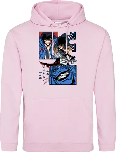 Solo Leveling – Rise of the Shadows - solo leveling, shadow monarch power, dark fantasy hunter, dungeon raid battle, action manhwa, anime art - Standard Hoodie