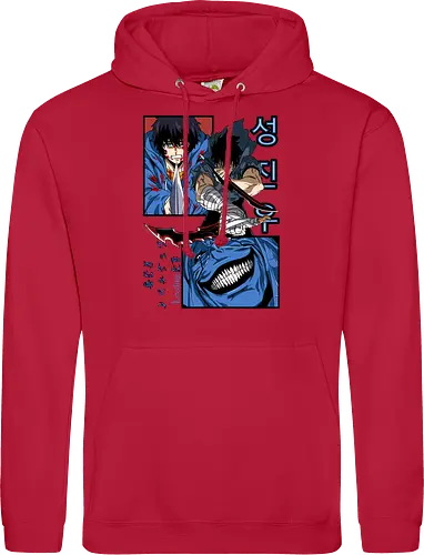Solo Leveling – Rise of the Shadows - solo leveling, shadow monarch power, dark fantasy hunter, dungeon raid battle, action manhwa, anime art - Standard Hoodie