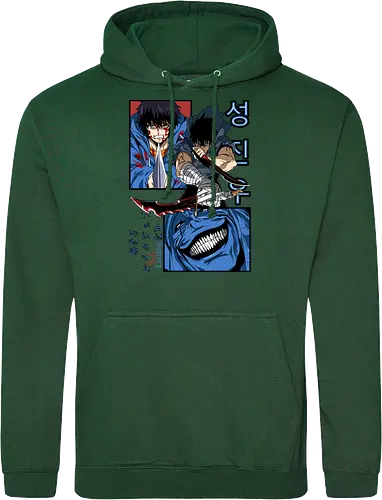 Solo Leveling – Rise of the Shadows - solo leveling, shadow monarch power, dark fantasy hunter, dungeon raid battle, action manhwa, anime art - Standard Hoodie
