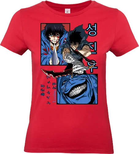 Solo Leveling – Rise of the Shadows - solo leveling, shadow monarch power, dark fantasy hunter, dungeon raid battle, action manhwa, anime art - Standard T-Shirt (Women)