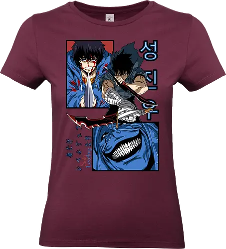 Solo Leveling – Rise of the Shadows - solo leveling, shadow monarch power, dark fantasy hunter, dungeon raid battle, action manhwa, anime art - Standard T-Shirt (Women)