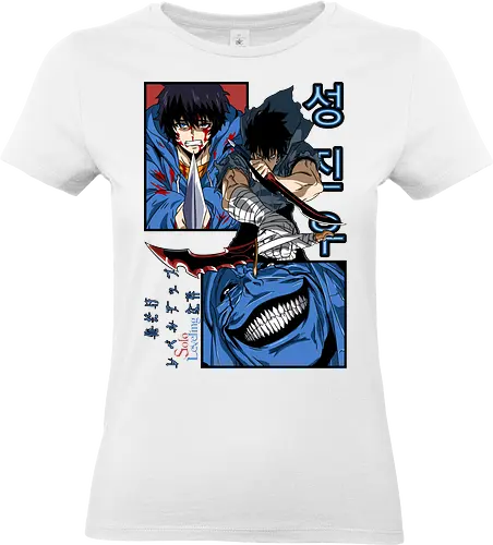 Solo Leveling – Rise of the Shadows - solo leveling, shadow monarch power, dark fantasy hunter, dungeon raid battle, action manhwa, anime art - Standard T-Shirt (Women)